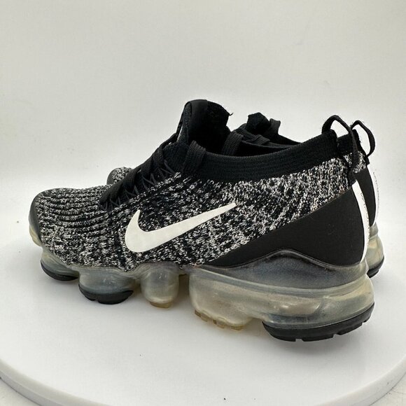 Nike Air VaporMax Flyknit 3 Oreo Black White Women Shoes AJ6910-001 Size 5 - Picture 7 of 13